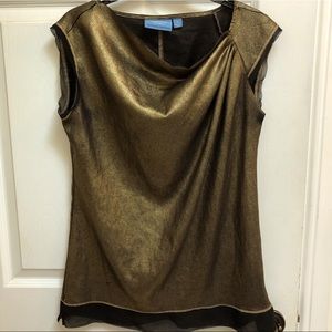 2/$30 Vera Wang Draped Tshirt